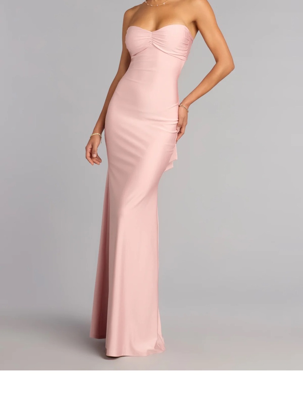 Monae Tie Back Mermaid Formal Dress